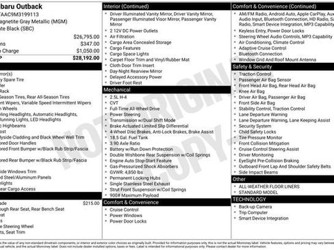 Used 2021 Subaru Outback image 31
