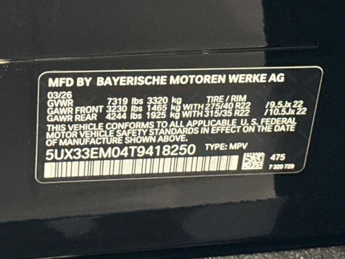 New 2026 BMW X7 M60i AWD/4WD image 30
