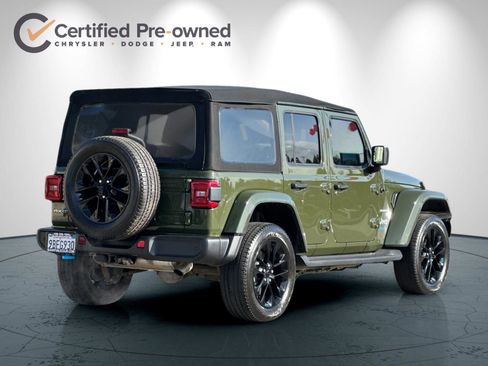 Certified 2022 Jeep Wrangler Unlimited Sahara w/ Cold Weather Group AWD/4WD image 4