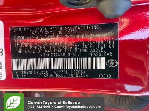 Used 2024 Toyota Camry XSE w/ Cold Weather Package FWD image 23