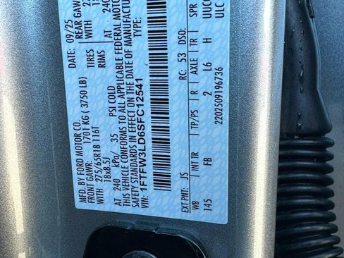 New 2025 Ford F150 XLT w/ Equipment Group 302A MID image 17