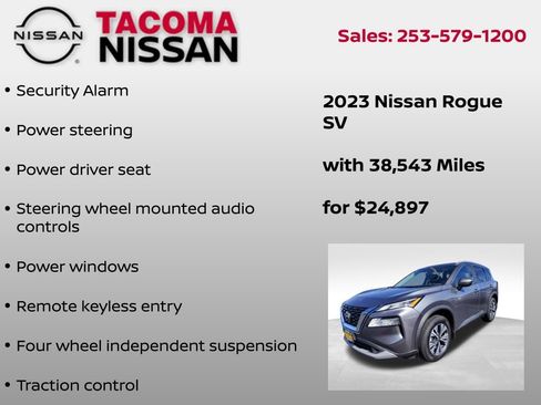 Used 2023 Nissan Rogue SV w/ SV Premium B Package image 9