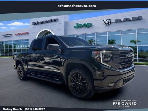 Used 2024 GMC Sierra 1500 Elevation w/ LPO, Elevation Black Package AWD/4WD image 1