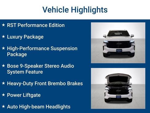 Used 2023 Chevrolet Tahoe RST w/ RST Performance Edition AWD/4WD image 3