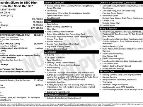 New 2026 Chevrolet Silverado 1500 High Country w/ High Country Premium Package AWD/4WD image 25