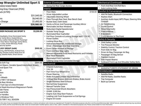 Used 2019 Jeep Wrangler Unlimited Sport S image 15