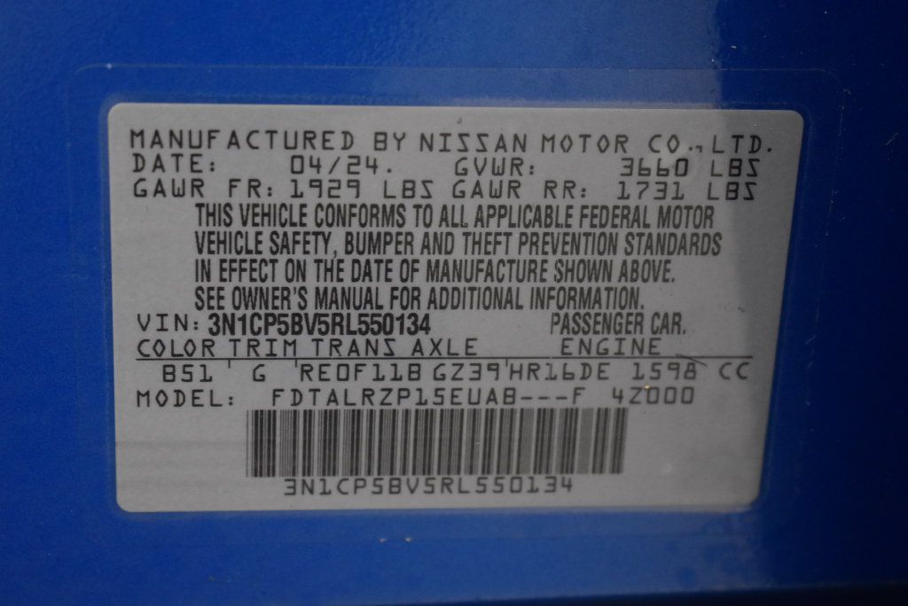 Used 2024 Nissan Kicks S FWD image 36