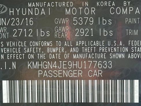 Used 2017 Genesis G80 3.8 w/ Option Group 03 RWD image 52