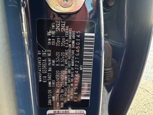 Certified 2026 Kia Sorento SX FWD image 33