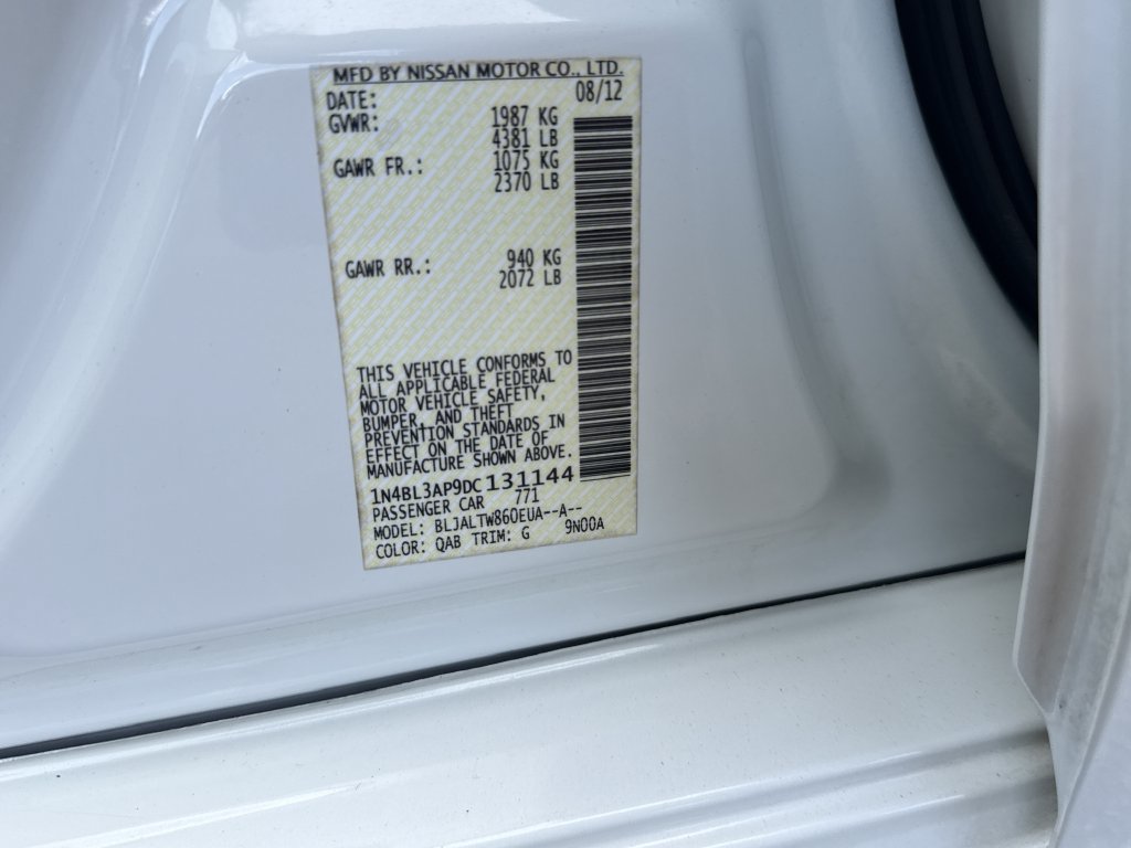 Used 2013 Nissan Altima 3.5 SV w/ Navigation Pkg FWD image 36