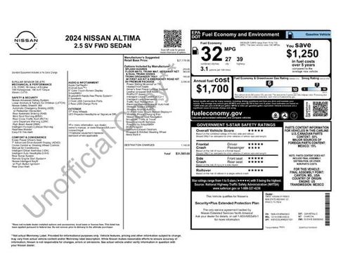 Used 2024 Nissan Altima 2.5 SV w/ SV Premium Package FWD image 31