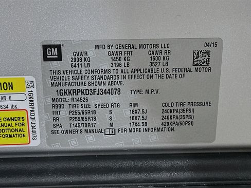 Used 2015 GMC Acadia SLE image 31