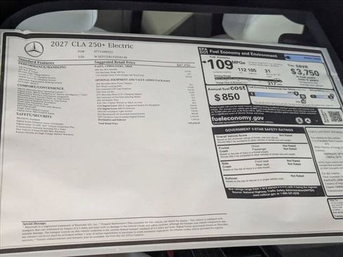 New 2027 Mercedes-Benz CLA 250+ image 18