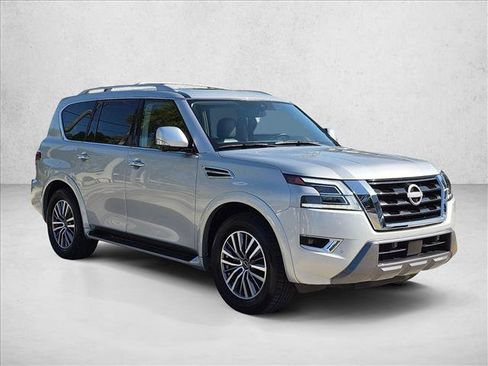 Certified 2024 Nissan Armada SL w/ Captain's Chairs Package AWD/4WD image 3