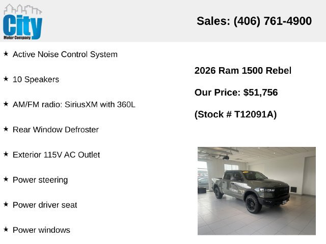 Used 2026 RAM 1500 Rebel w/ Bed Utility Group AWD/4WD image 24