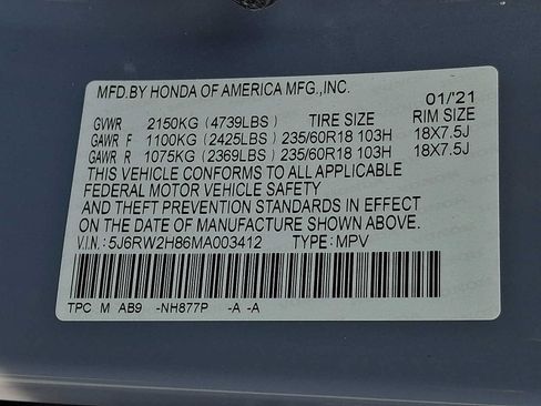 Used 2021 Honda CR-V EX-L image 26