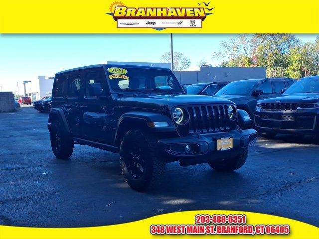 Certified 2021 Jeep Wrangler Unlimited Sport AWD/4WD image 1