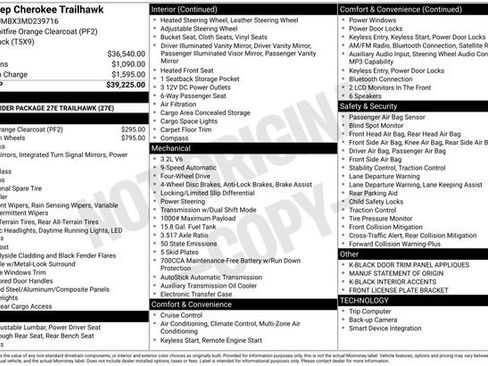 Used 2021 Jeep Cherokee Trailhawk image 4