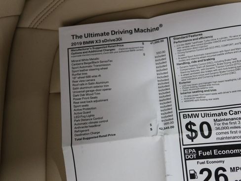 Used 2019 BMW X3 sDrive30i RWD image 43