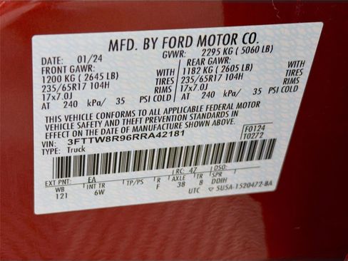 Used 2024 Ford Maverick Tremor w/ Tremor Off-Road Package AWD/4WD image 33