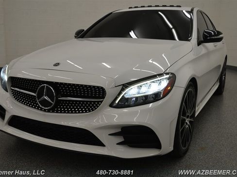 Used 2021 Mercedes-Benz C 300 Sedan w/ AMG Line image 54