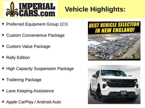Certified 2024 Chevrolet Silverado 1500 Custom w/ Rally Edition AWD/4WD image 3