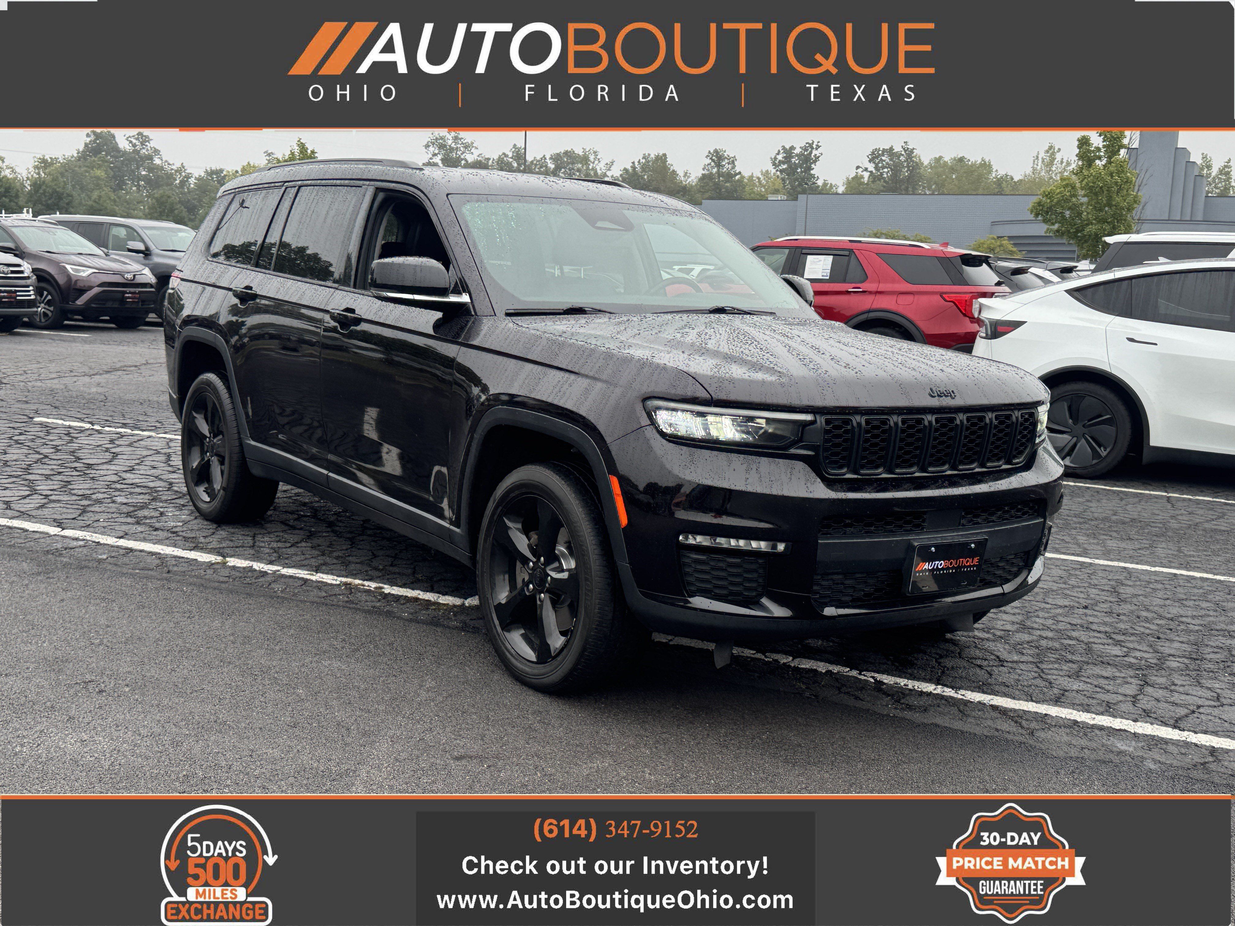 Used 2022 Jeep Grand Cherokee L Limited w/ Black Appearance Package AWD/4WD image 1