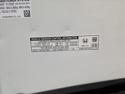 New 2026 Honda Civic FWD Hybrid Sedan image 16