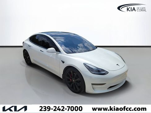 Used 2020 Tesla Model 3 Performance AWD/4WD image 1