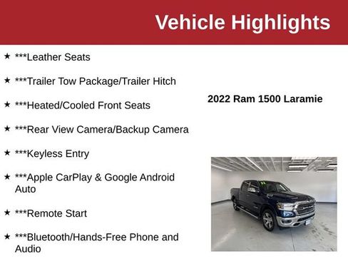 Used 2022 RAM 1500 Laramie AWD/4WD image 10