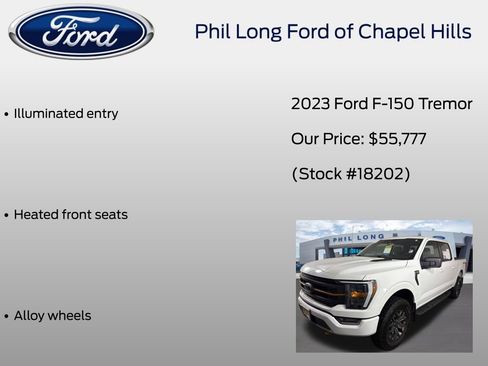 Certified 2023 Ford F150 Tremor AWD/4WD image 39