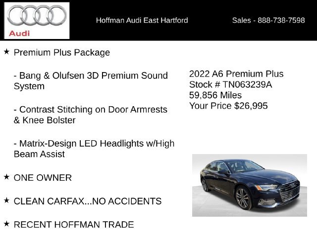 Used 2022 Audi A6 Premium Plus AWD/4WD image 12