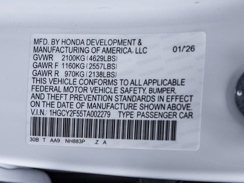 New 2026 Honda Accord Sport image 15