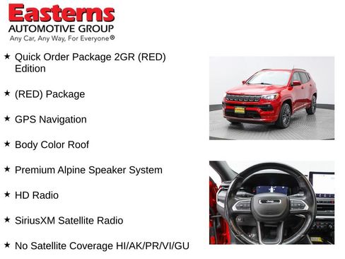 Used 2022 Jeep Compass Limited w/ (RED) Package image 11