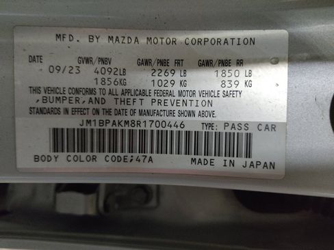 Used 2024 MAZDA MAZDA3 s FWD image 33