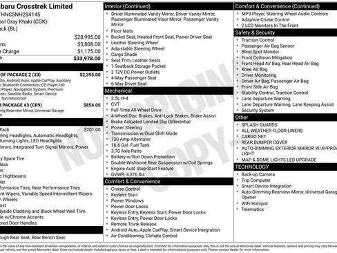 Used 2022 Subaru Crosstrek 2.5i Limited w/ Moonroof Package 2 image 3