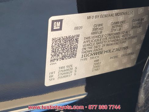 Used 2020 Chevrolet Silverado 1500 Custom w/ Custom Value Package image 16