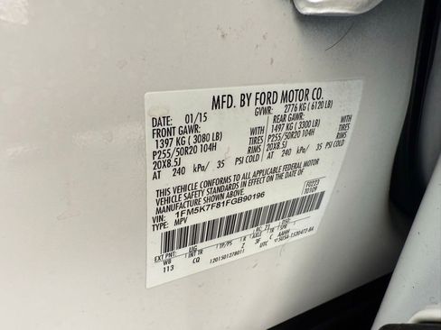 Used 2015 Ford Explorer Limited w/ Equipment Group 301A FWD image 46