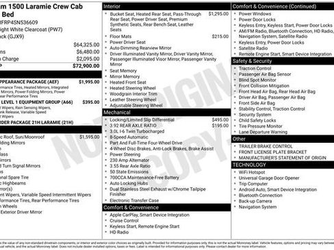 Used 2025 RAM 1500 Laramie w/ Sport Appearance Package AWD/4WD image 36