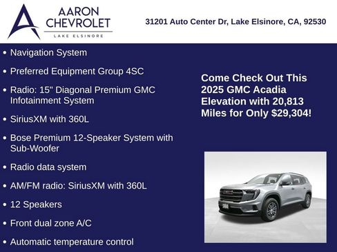 Used 2025 GMC Acadia Elevation image 5