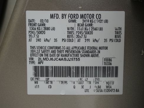 Used 2010 Lincoln MKX 2WD image 33