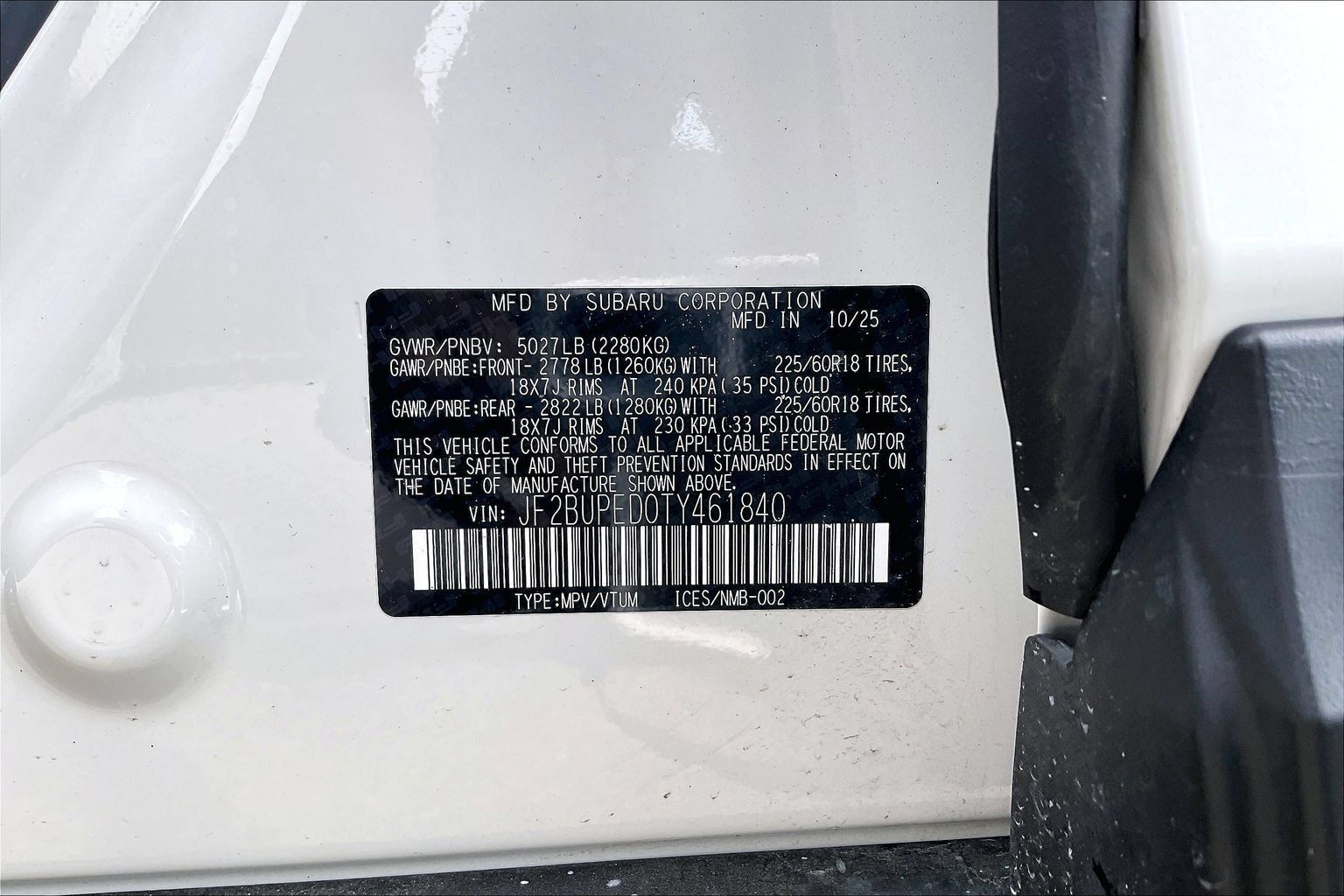 Used 2026 Subaru Outback Touring AWD/4WD image 33