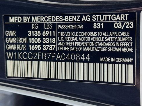 Certified 2023 Mercedes-Benz EQS 450+ 4MATIC Sedan image 33