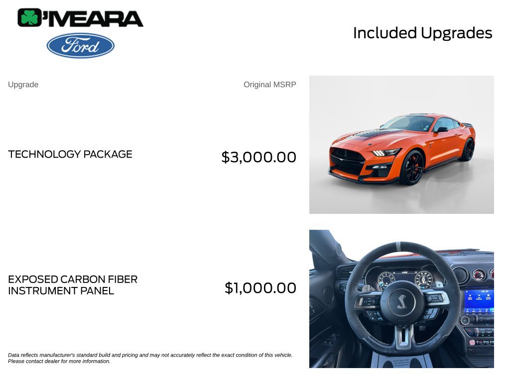 Used 2021 Ford Mustang Shelby GT500 w/ Technology Package RWD image 4