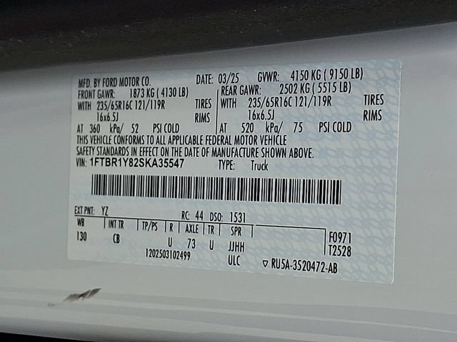 Used 2025 Ford Transit 250 Low Roof w/ Exterior Upgrade Package RWD image 29