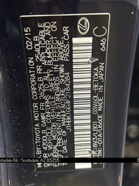 Used 2015 Lexus ES 350 w/ Luxury Package FWD image 35