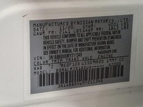 Used 2021 Nissan Sentra SR FWD image 26