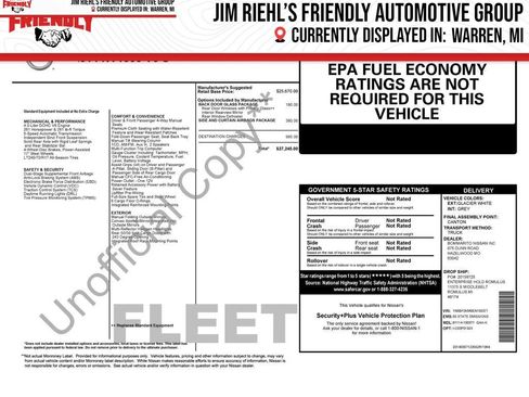 Used 2014 Nissan NV 1500 S w/ Side & Curtain Airbag Package image 1