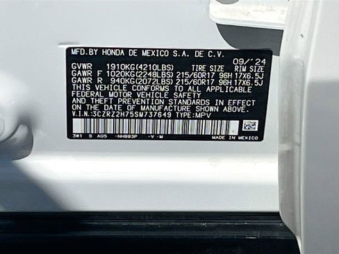 Used 2025 Honda HR-V EX-L image 31