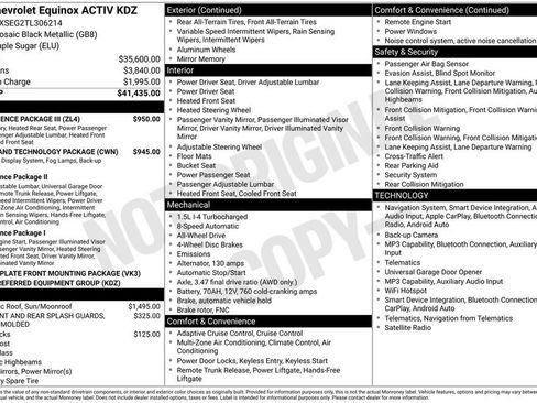 Used 2026 Chevrolet Equinox ACTIV w/ Convenience Package III AWD/4WD image 40